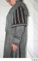  Photos Medieval Woman in grey dress 1 grey dress historical Clothing upper body 0011.jpg